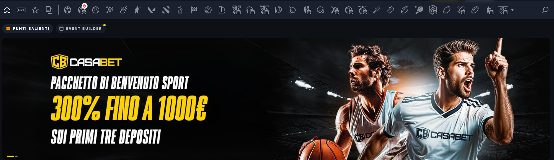 Casabet scommesse
