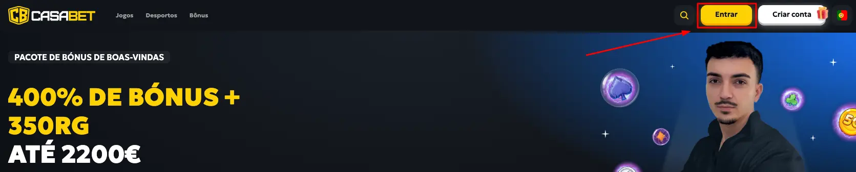 Casabet casino login